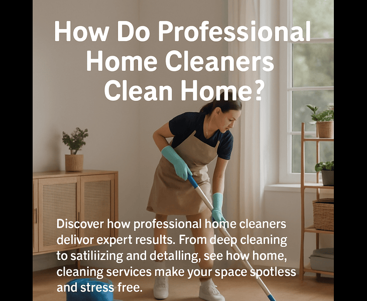Home Cleaning Services How Do Professional Home Cleaners Clean Home